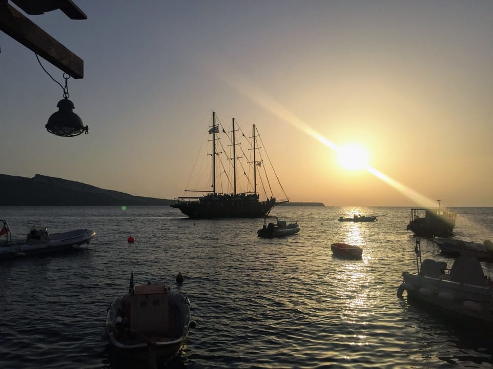 Greek island coast